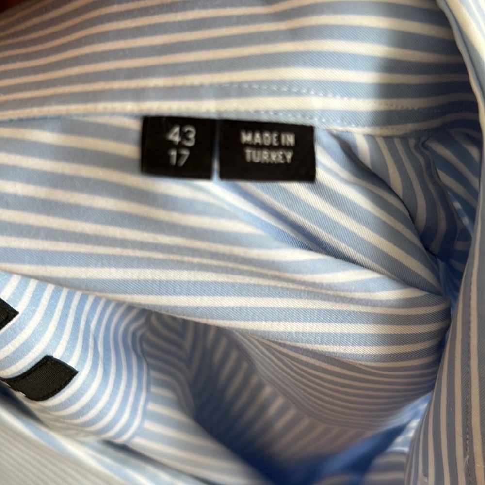 Hugo Boss button down shirt striped long sleeve slim fit - Picture 8 of 8